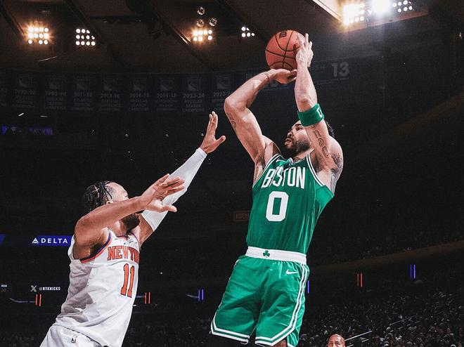 凯尔特人成东部最大夺冠热门，攻防效率双冠王